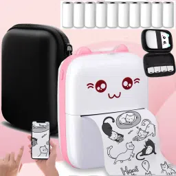 Emerydeal Portable Bluetooth Mini Thermal Printer | Inkless Wireless Pocket Printer thermal printer-picture-17