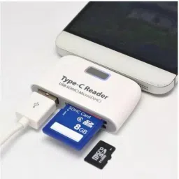 Good One USB 3.1 External 4-in-1 Type-C Mobile Phone USB2.0 Card Reader USB & CF Card Reader image 2