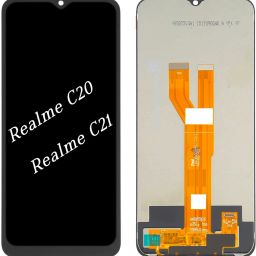 NRTELECOM IPS LCD Mobile Display for REALME C20, C21, 500+ Lighting HD Display-45