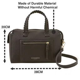 Accessorize London Structured Front Pocket Handheld Bag image 5