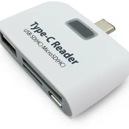 Foxne Point USB 3.1 Type-C Hub, Card reader 4in1 USB-A, SD Card Micro USB Charging Card Reader-15