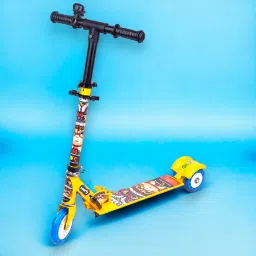 scooter for kids agegrp 2-6 year max 50kgs with adjustable handle & smooth brake HoverBoard Scooter-image-44