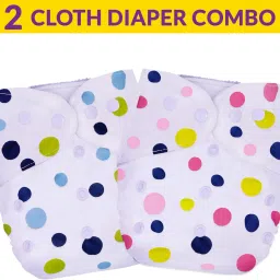 BPlus,Printed,Cloth Diapers for Baby,Washable Reusable,AdjustableSizes(2Combo)-8