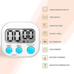r-tek Digital White Clock image 3