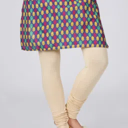 Cotton Lycra Blend Women Churidar-image-11