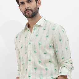 RARE RABBIT Men Mallard Regular Fit Ethnic Motifs Printed Shirt-picture-38