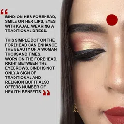 PERPAA Power Stay Non Transfer Lipstick-22 & Set of 3 Premium Bindis - Size 7.5,01,03 image 4