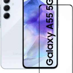 Viomshield Screen Guard for Tempered Glass for Samsung Galaxy A55 5G | Edge-to-Edge Full Screen Protector | 9H Hardness, Bubble-Free-53