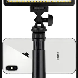 N&M Store Bi-Color Dimmable LED Video Light OS-LED-308 2100 lx Camera LED Light-22