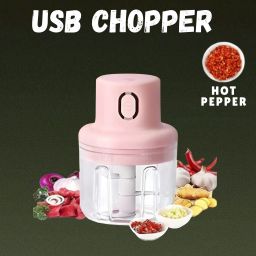 Electric Chopper, Rechargeable Chopper for Kitchen Vegetable & Onion Garlic J452 Electric Vegetable & Fruit Chopper-image-79