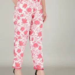PARTHVI Floral Printed Regular Phulkari Kurta with Trousers & Dupatta image 2