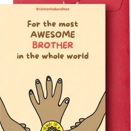 Forever My First Friend and Protector - Best Rakhi Greeting Card for Brother Greeting Card-image-54