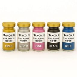 | Mica/Pearl Powder Pigment | Gold | Silver | Pink | Black | Blue-image-99