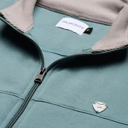 SHOWOFF Men Mock Collar Front-Open Sweatshirt image 5