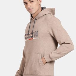 t-base Typography Printed Hooded Pullover image 2
