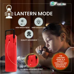 firstlike 60 High-Bright LED with Android Charging Support Stand 8 hrs Flood Lamp Emergency Light image 3