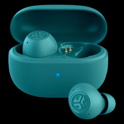 JLAB Go Pop ANC TWS Earbuds with Active Noise Cancellation (IP55 Sweat and Splashproof, Google Fast Pair, Teal)-0