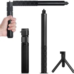 ELFOG 3 IN 1 Bullet Time Handle with Foldable Tripod for Insta 360 One X3 X2 Tripod Kit-12