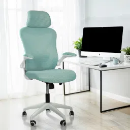 Office Chair for Work from Home Computer Chair with Head & Lumbar Support Mesh Office Executive Chair-image-7