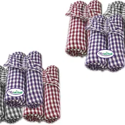 Kitchen Napkins, Duster, Cleaning Cloth Soft and Multicolour, Multipurpose Kitchen Roti Napkin, Table Wiper Dry Cotton Cleaning Cloth-image-3
