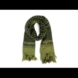 Printed Polyester Men Black Scarf-image-82