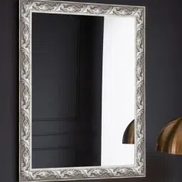 elegant arts and frames Silver Engineered Wood Fine Wall Mirror-picture-36