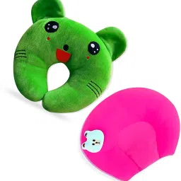 Cotton, Mustard Seeds Animals Baby Pillow Pack of 2-image-34