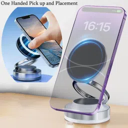 BROLAVIYA Strong 360 Degree Rotating Mobile Phone Stand with Adjustable Viewing Angles Mobile Holder image 4