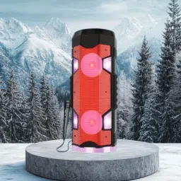 Clairbell (PORTABLE BLUETOOTH PARTY SPEAKER)With Mic & 7Hr Playback With Hi Bass SoundT128 20 W Bluetooth Party Speaker-picture-10