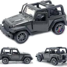 1:43 Scale Diecast Metal Mini Open Thar Jeep Toy Car (Open Door & Pull Back)-26