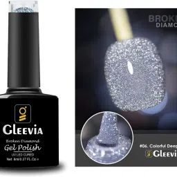 Colorful Disco Reflective Glitter UV Gel Polish UV/LED Cured R6 - 8ml Bottle Shade Code R6-image-0