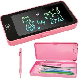 LCD Customisable Screen Art Plastic Pencil Box-image-14
