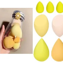 Makeup Sponge Set Beauty Blender with Egg Case- 7 Pieces-image-9
