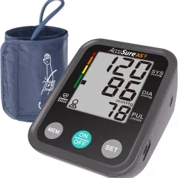 AccuSure Combo Pack of AS9 Automatic BP Monitor Machine Comes With Compressor XL Nebulizer image 2