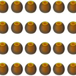 BUMTECH (Pack of-24 pcs ) Soft Silicone Multi Color Rubber Replacement Medium Size Eds for Headphones Yellow & Black Silicone replacement In The Ear Headphone Cushion ( Yellow & Black) In The Ear Headphone Cushion-image-12