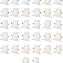3w Watt LED Panel Ceiling Light (White, Square)(Pack 0f 32) Ceiling Light Ceiling Lamp-8