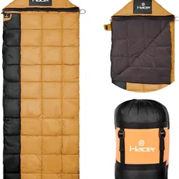hacer Half Mummy & Half Rectangle Shape for Camping Hiking Traveling (-10°C to +0°C) Sleeping Bag-picture-33