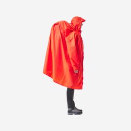 Adult Reflective Waterproof Poncho for 0-75L Bag Vermillion Red - L/XL MT900-image-8