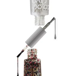 Adbeni Color Diva Dual 2-In-1 Nail Enamel 11ml each - Silver 13 & Mix Cocktail 26 image 2
