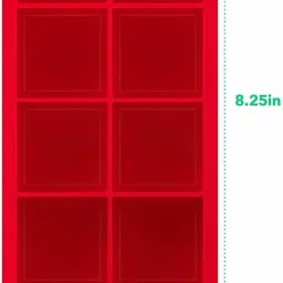 zeinwap Stackable Large Ice Cube Trays - 8 Cubes per Tray - Ideal for Cocktails, Frozen Multicolor Silicone Ice Cube Tray image 2