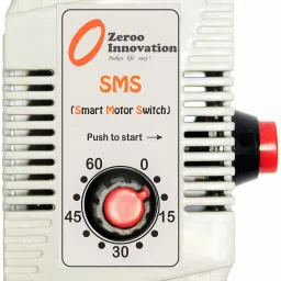 Zeroo Innovation Smart Motor Switch Timer for Borewell And Water Pump upto 2HP Wired Sensor Security System-0