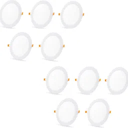d'mak 8 Watt LED Warm White (Yellow) Conceal Light Pack of 10 Recessed Ceiling Light Ceiling Lamp-picture-30