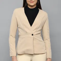 allen solly Women Solid Single Breasted Casual Blazer-picture-0