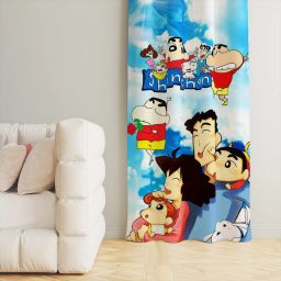 153 cm (5 ft) Polyester Room Darkening Window Curtain Single Curtain-image-98