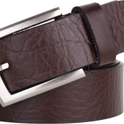 Men Casual, Evening, Formal, Party Brown Genuine Leather Belt-image-12