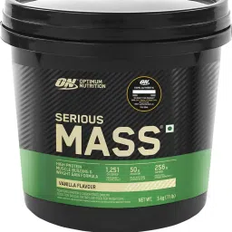 optimum nutrition ON Serious Mass High Protein with Vitamins and Minerals Weight Gainers/Mass Gainers image 2