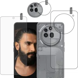 BOMGUARD Front and Back Tempered Glass for Nothing Phone 3A Pro With Camera Lens Protector-20