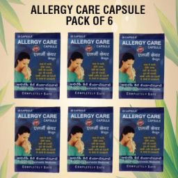Ayurvedic Allergy care Capsule-30 N Life care herbals and Ayurvedic pack of 6 Capsules-image-40