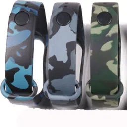 AUDICE Military Camouflage Style Silicon Mi Band 3/4 strap combo Combo of 3 pack Xiaomi Mi Band 3 Strap and Mi Band 4 Strap Watch band Silicone Strap Colour Band Bracelet (Not Compatible with Mi Band 1/2) Smart Band Strap Smart Band Strap-image-9