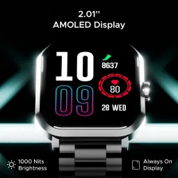 boAt Ultima Select w/ 2.01" AMOLED Display, BT Calling, Functional Crown, QR Code Smartwatch image 2
